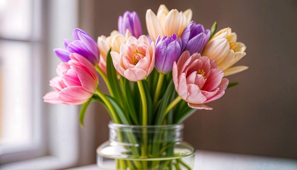 故人を偲ぶ花の写真